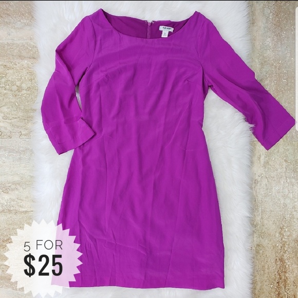 Old Navy Dresses & Skirts - Old Navy Shift Dress 3/4Sleeve Sz XS